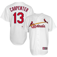 Load image into Gallery viewer, Matt Carpenter St. Louis Cardinals Majestic Alternate Cool Base Player Jersey – Horizon Blue/White
