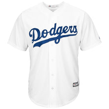 Load image into Gallery viewer, Justin Turner Los Angeles Dodgers Majestic Official Cool Base Player Jersey - White/Royal
