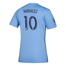 Load image into Gallery viewer, Maximiliano Moralez New York City FC Women's 2019 Primary Player Jersey - Blue