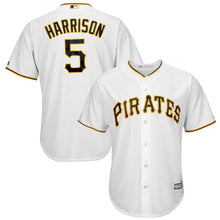 Load image into Gallery viewer, Josh Harrison Pittsburgh Pirates Majestic Cool Base Player Jersey - White