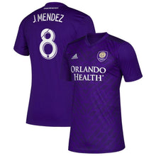 Load image into Gallery viewer, Jhegson Sebastián Méndez Orlando City SC 2019 Bring The Noise Player Jersey – Purple