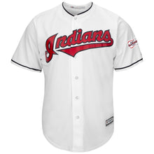 Load image into Gallery viewer, Cleveland Indians Majestic Home 2019 All-Star Game Patch Cool Base Custom Jersey – White