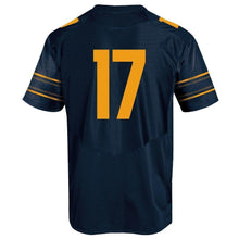 Load image into Gallery viewer, #17 Cal Bears Under Armour Premier Football Jersey - Navy