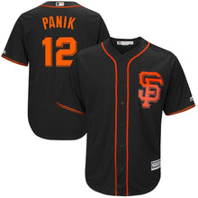 Load image into Gallery viewer, Joe Panik San Francisco Giants Majestic Cool Base Player Jersey - Cream/Black