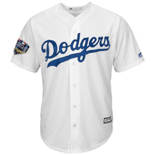 Load image into Gallery viewer, Los Angeles Dodgers Majestic 2018 World Series Cool Base Custom Jersey – White