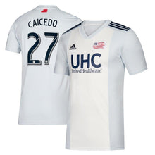 Load image into Gallery viewer, Juan Fernando Caicedo New England Revolution 2019 Colonial Player Jersey – White