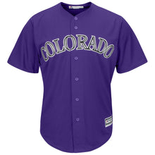 Load image into Gallery viewer, Nolan Arenado Colorado Rockies Majestic Home Official Cool Base Player Jersey - White/Purple