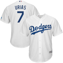 Load image into Gallery viewer, Julio Urias Los Angeles Dodgers Majestic Home Cool Base Player Jersey - White
