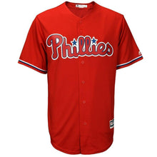 Load image into Gallery viewer, Maikel Franco Philadelphia Phillies Majestic Cool Base Player Jersey - White/Red