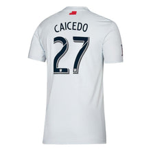 Load image into Gallery viewer, Juan Fernando Caicedo New England Revolution 2019 Colonial Player Jersey – White