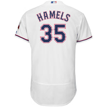 Load image into Gallery viewer, Cole Hamels Texas Rangers Majestic Home Flex Base Collection Player Jersey - White