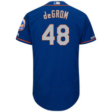 Load image into Gallery viewer, Jacob deGrom New York Mets Majestic Collection Alternate Flex Base Player Jersey – Royal