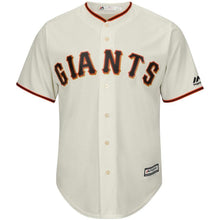 Load image into Gallery viewer, Evan Longoria San Francisco Giants Majestic Official Team Cool Base Player Jersey – Cream