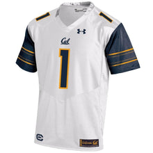 Load image into Gallery viewer, #1 Cal Bears Under Armour 2018 Premier Football Jersey - White