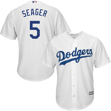 Load image into Gallery viewer, Corey Seager Los Angeles Dodgers Majestic Fashion Official Cool Base Player Jersey - Royal/White
