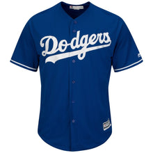 Load image into Gallery viewer, Clayton Kershaw Los Angeles Dodgers Majestic Big &amp; Tall Alternate Cool Base Replica Player Jersey - Royal/White