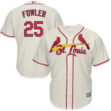 Load image into Gallery viewer, Dexter Fowler St. Louis Cardinals Majestic Alternate Cool Base Jersey - Cream/Red
