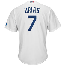 Load image into Gallery viewer, Julio Urias Los Angeles Dodgers Majestic Home Cool Base Player Jersey - White
