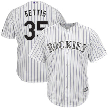 Load image into Gallery viewer, Chad Bettis Colorado Rockies Majestic Home Cool Base Jersey - White
