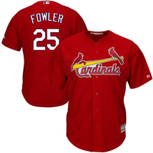 Load image into Gallery viewer, Dexter Fowler St. Louis Cardinals Majestic Alternate Cool Base Jersey - Cream/Red