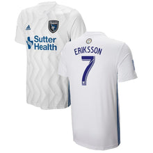 Load image into Gallery viewer, Magnus Eriksson San Jose Earthquakes 2018 Secondary Player Jersey – White