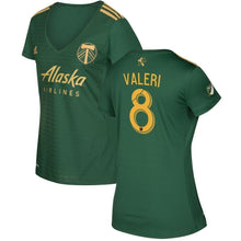 Load image into Gallery viewer, Diego Valeri Portland Timbers Women's 2017/18 Primary Jersey - Green