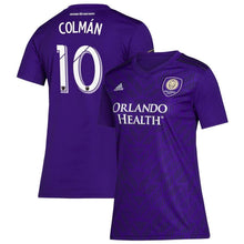 Load image into Gallery viewer, Josué Colmán Orlando City SC Women's 2019 Bring The Noise Player Jersey – Purple