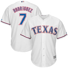 Load image into Gallery viewer, Ivan Rodriguez Texas Rangers Majestic Home Official Cool Base Player Jersey - White