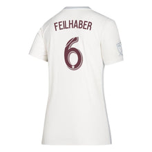 Load image into Gallery viewer, Benny Feilhaber Colorado Rapids Women's 2019 Black Diamond Player Jersey - White