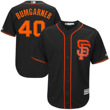 Load image into Gallery viewer, Madison Bumgarner San Francisco Giants Majestic Cool Base Player Jersey - Cream